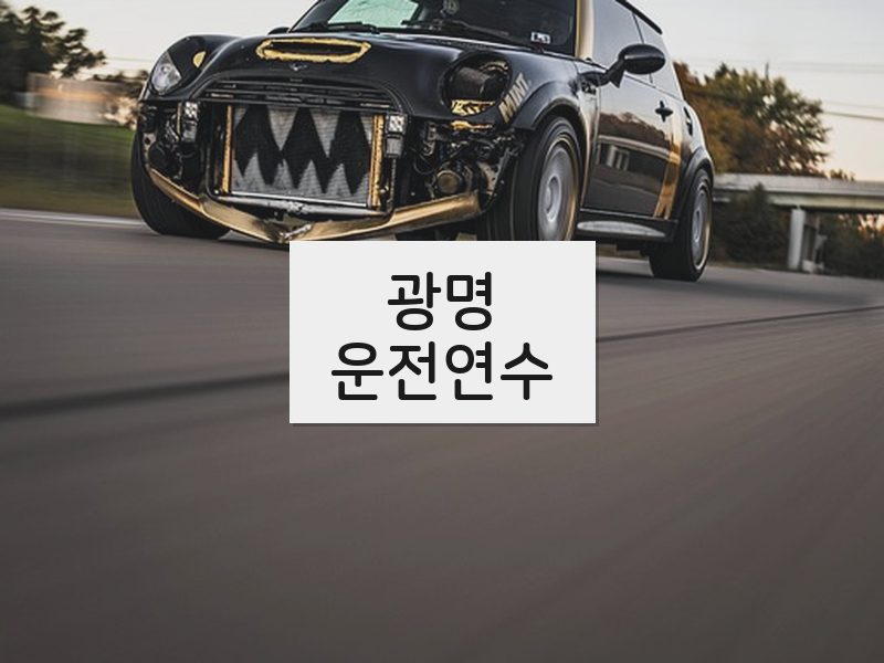 광명운전연수 후기