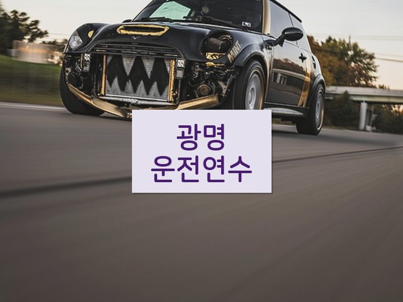 광명운전연수 후기