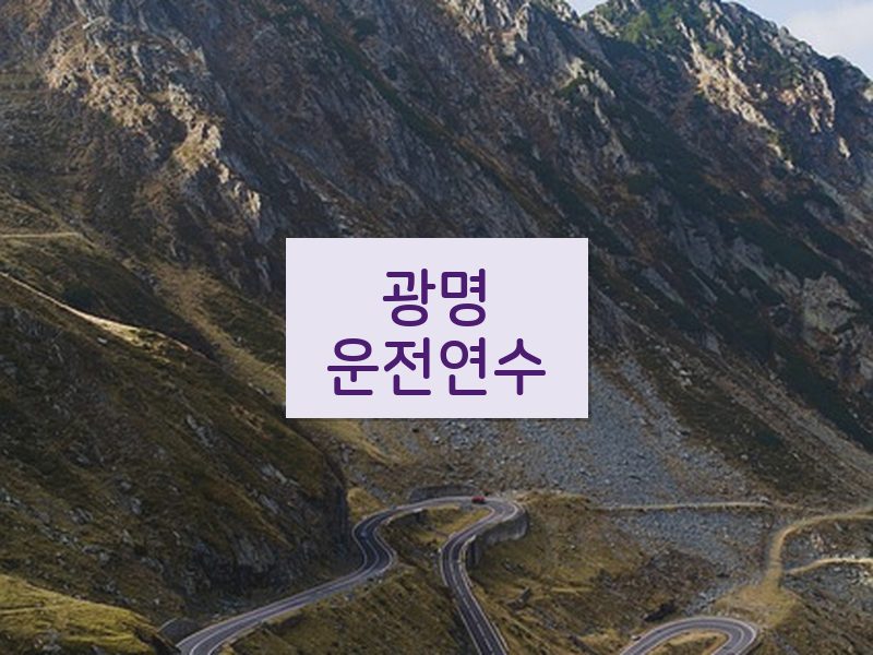 광명운전연수 후기