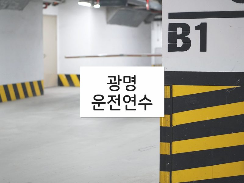 광명운전연수 후기
