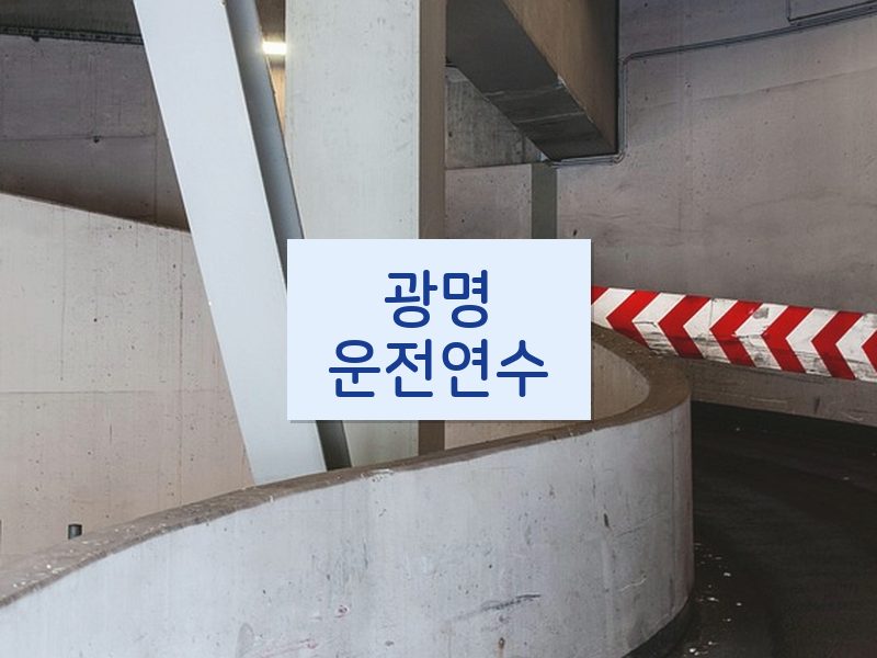 광명운전연수 후기