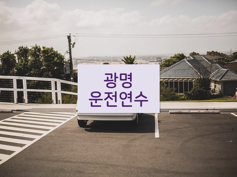 광명운전연수 후기