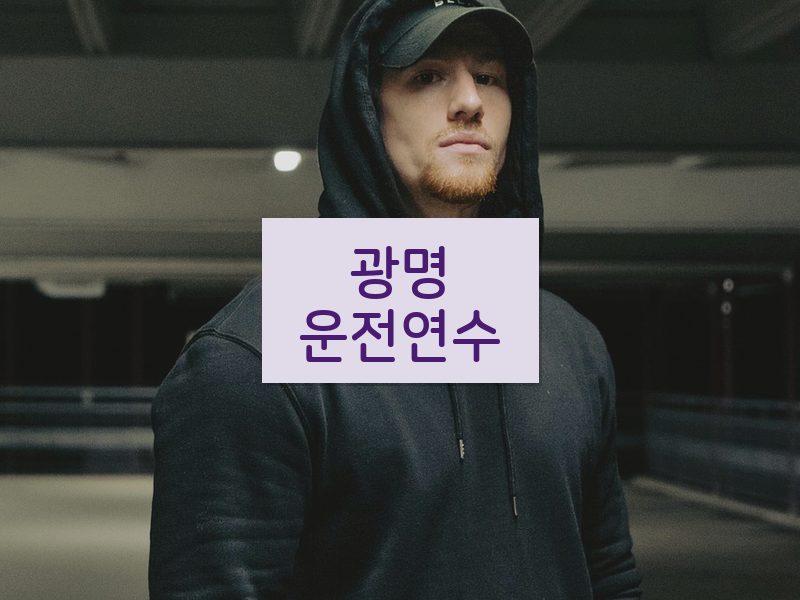 광명운전연수 후기