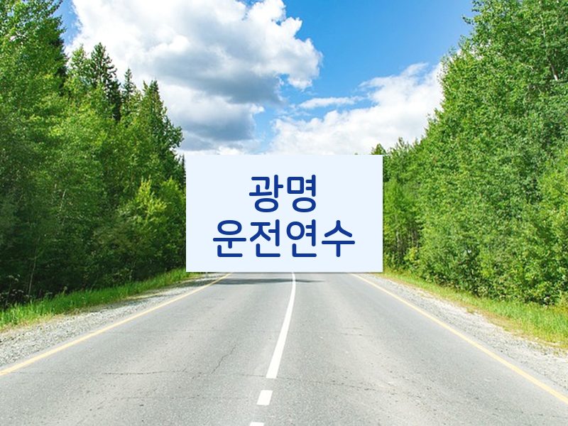 광명운전연수 후기