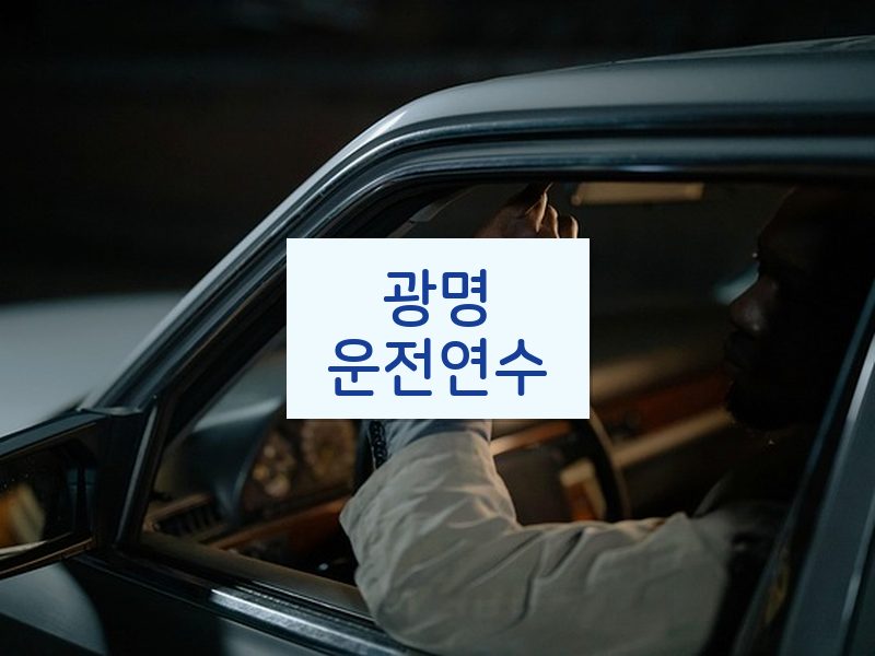 광명운전연수 후기
