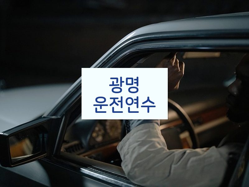 광명운전연수 후기
