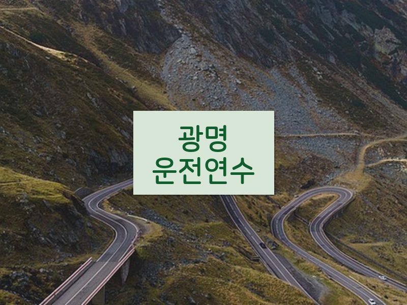 광명운전연수 후기