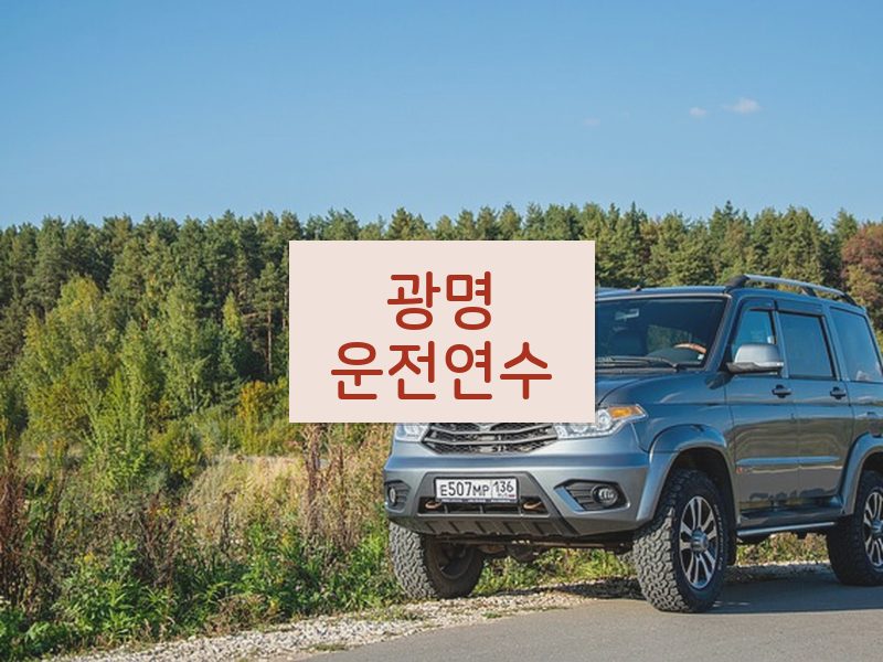 광명운전연수 후기