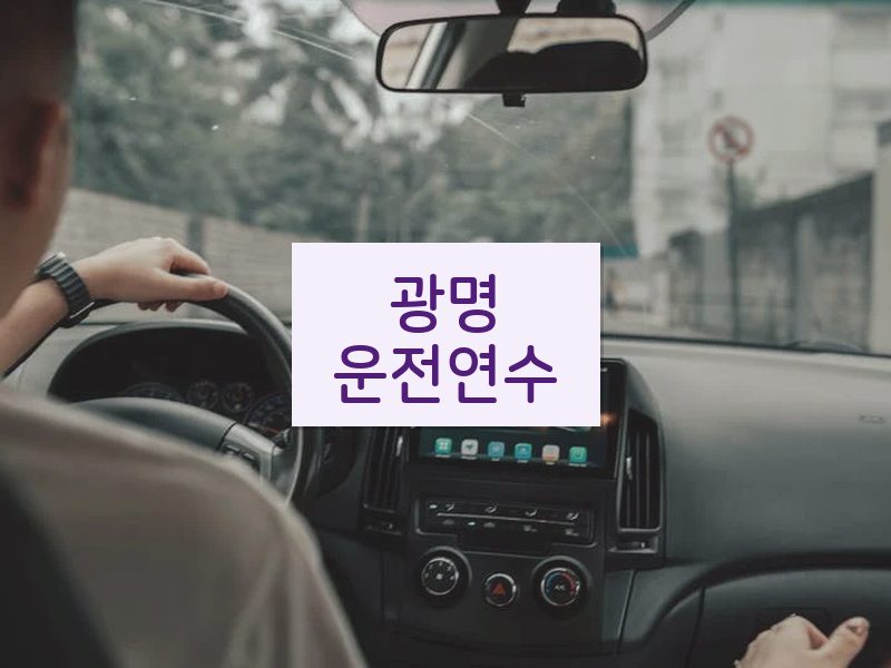 광명운전연수 후기