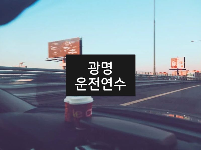 광명운전연수 후기