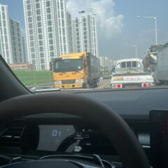 야간 운전 힘들었어요