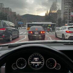 비 오는 날 운전